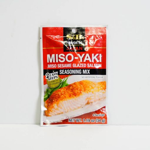 Picture of S B SEASONING MIX MISO YAKI 34G