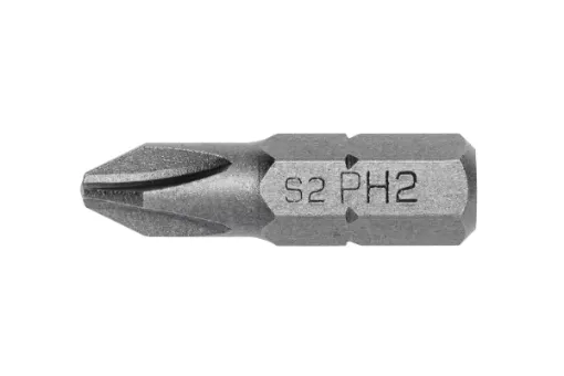 Picture of SCREW BIT PH2 25MM FLT +VE