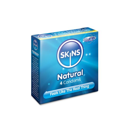 Picture of SKINS CONDOM NATURAL X 4