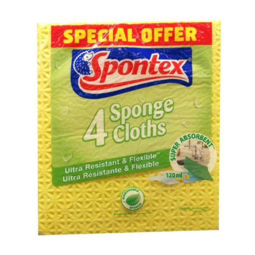 Picture of SPONTEX SPONGE CLOTH 4 SPECIAL OFFER