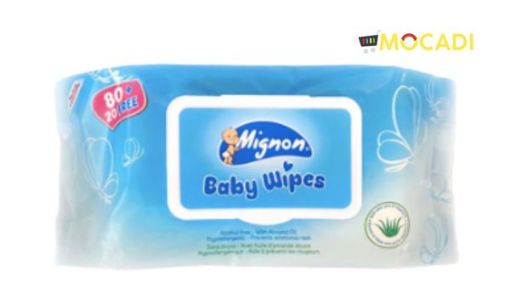 Picture of MIGNON BABY WIPES SENSITIVE X80 PLUS 20 FREE