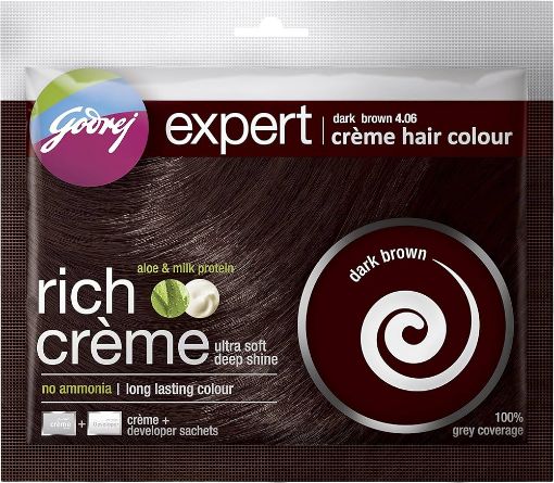 Picture of GODREJ HAIR CREAM COLOUR 20 G DARK BROWN