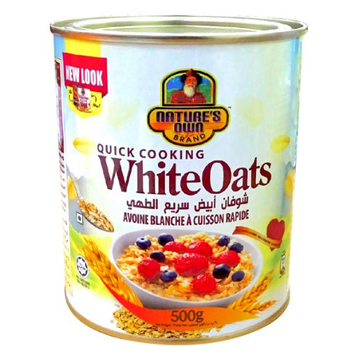 Picture of NATURE S OWN QUICK COOKING OATS TIN 500G