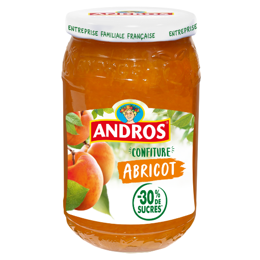 Picture of ANDROS ALLEGEE ABRICOT 350G