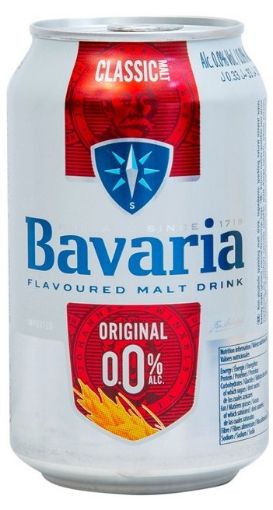 Picture of BAVARIA NON ALCOHOLIC MALT ORIGINAL CAN 330ML