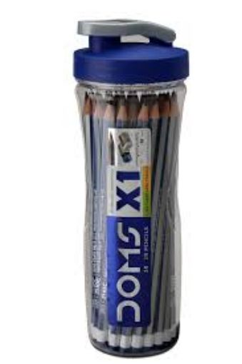 Picture of DOMS BOTTLE SET PENCILS X 30 2B X1  7263