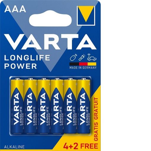 Picture of VARTA LONGLIFE POWER 4906AA4 2GX6