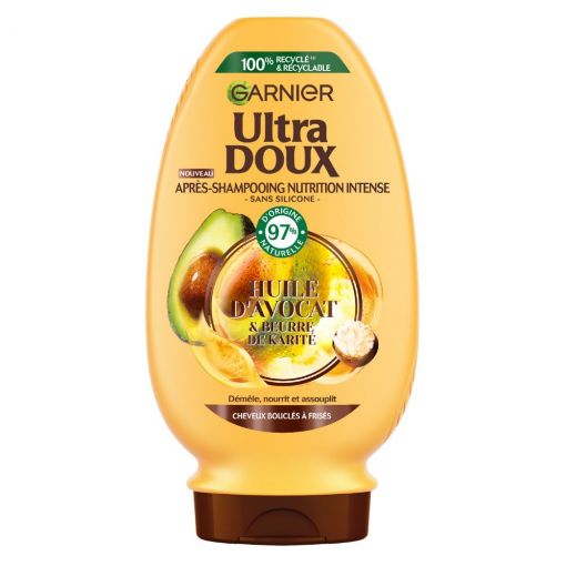 Picture of ULTRA DOUX APRES SHAMPOOING HUILE AVOCAT KARITE 250ML