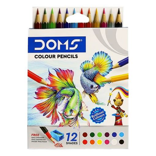 Picture of DOMS COLOR PENCIL HSC X 12  3443