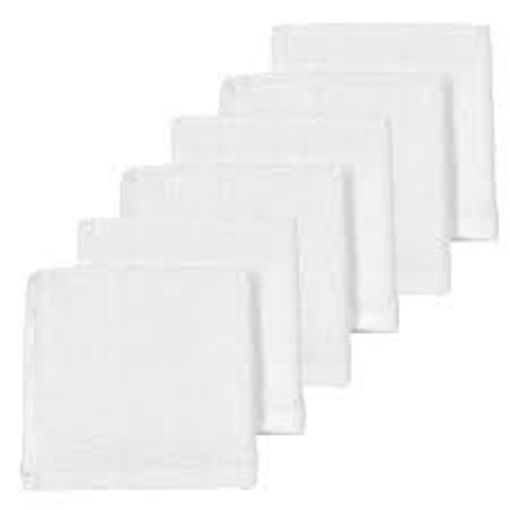 Picture of TERRY FABRIC FACE CLOTH 30X30CM WHITE