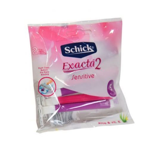 Picture of SCHICK EXACTA II RASOIRS JETABLE FEMME  ALOE VITAMIN E X5