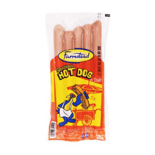 Picture of FARMSTEAD CHICKEN HOT DOG X5 425G