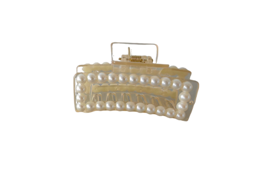 Picture of PLASTIC PEARL HAIR CLIP 12X5.5