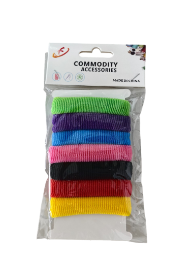 Picture of HAIR ELASTIC COLOUR 7PCS 8CM