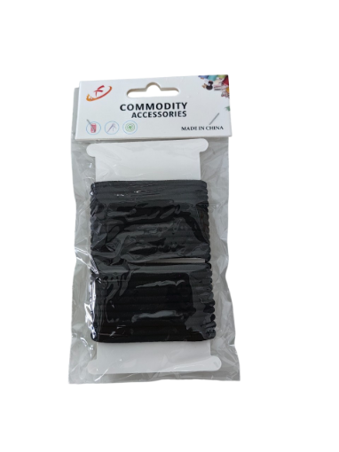 Picture of BLACK HAIR ELASTIC 22PCS 6.5CM