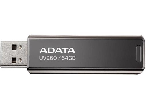 Picture of ADATA 64GB UV260 USB 2 0 BLACK METAL