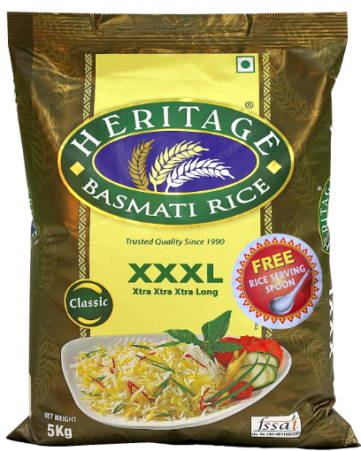 Picture of HERITAGE 1121 XXXL BASMATI 5KG