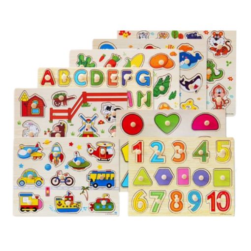 Picture of GRAB BOARD BABY WOODEN PUZZLE