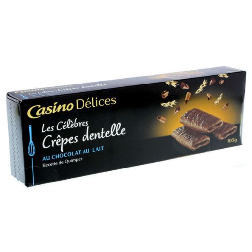 Picture of CASINO  DL CREP DENT CHOC LT 100G