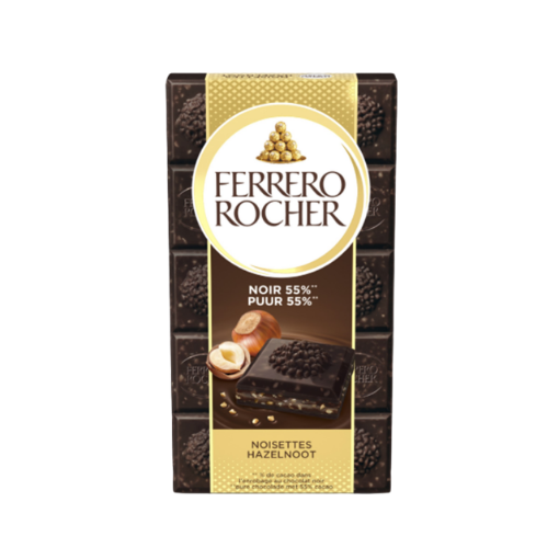 Picture of FERRERO TABLET NOIR NOISETTE 90G