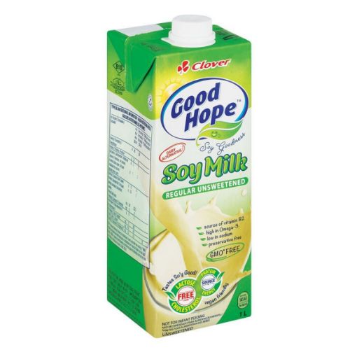 Picture of GOOD HOPE SOY MILK UNSWEETEN 1 LT