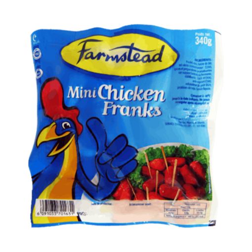 Picture of FARMSTEAD MINI CHICKEN FRANKS 340G