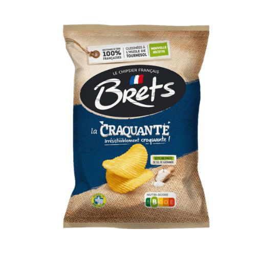 Picture of BRETS CHIPS NATURE ONDULEE 125G