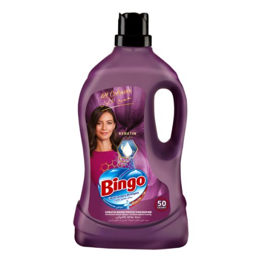 Picture of BINGO LIQUID LAUNDRY DETERGENT KERATIN ALL COLOURS 3L