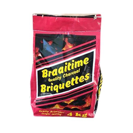 Picture of BRAAITIME BRIQUETTES CHARCOAL 4KG