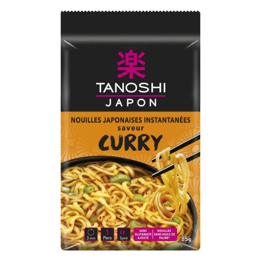 Picture of TANOSHI NOUILLE BLE CURRY 85G