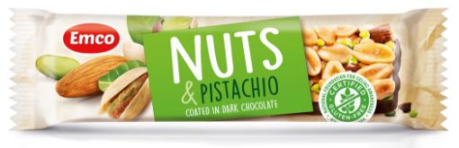 Picture of EMCO BAR NUTS PISTACHIO 35G