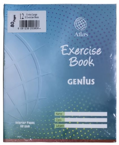 Picture of ATLAS EXERCISE BOOK XL 80 PAGES X12