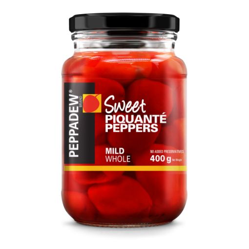 Picture of PEPPADEW WHOLE MILD PIQUANTE PEPPERS 400G