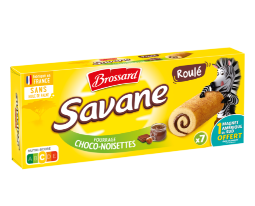 Picture of BROSSARD SAVANE  POCKET X7 ROUL CHOC NOI 175G