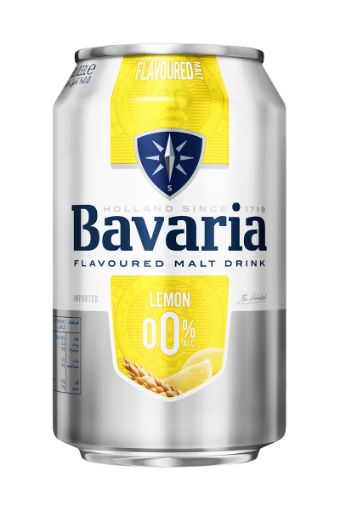 Picture of BAVARIA NON ALCOHOLIC MALT LEMON CAN 330ML