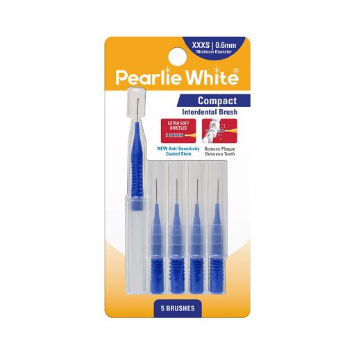Picture of PEARLIE WHITE COMPACT INTERDENTAL BRUSH 06MM