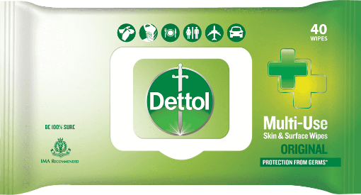 Picture of DETTOL WIPES ORIGINAL 40 S