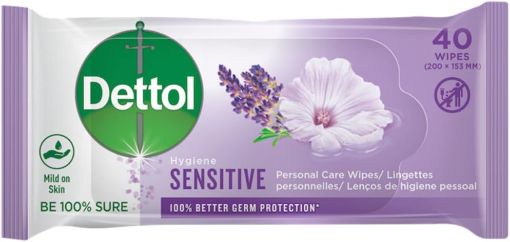 Picture of DETTOL WIPES SENSITIVE 40 S