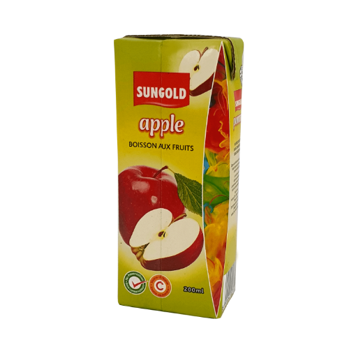 Picture of SUNGOLD FRUIT DRINK BRIK APPLE 200ML