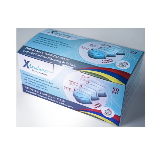 Picture of XTRULINE SURGICAL FACE MASK TYPE II PACK 10