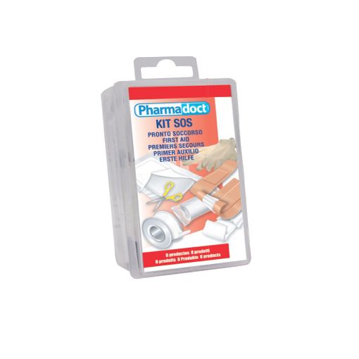 Picture of PHARMADOCT FIRST AID KIT 8 ITEMS