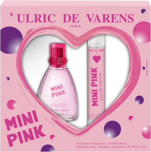 Picture of ULRIC DE VARENS MINI PINK COFFRET EDP 25 ML PLUS PURSE SPRAY 20ML