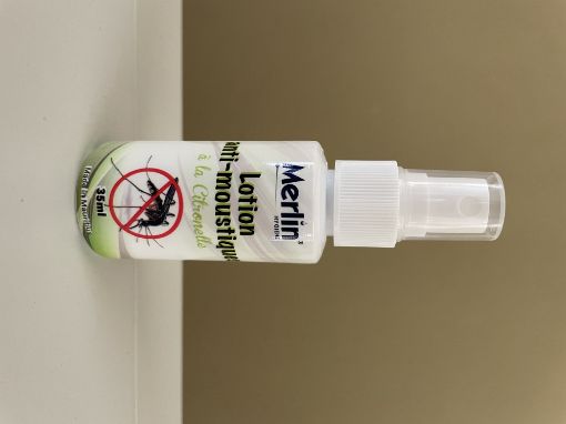 Picture of MERLIN EAU DE CITRONELLE ANTI MOUSTIQUES 35ML