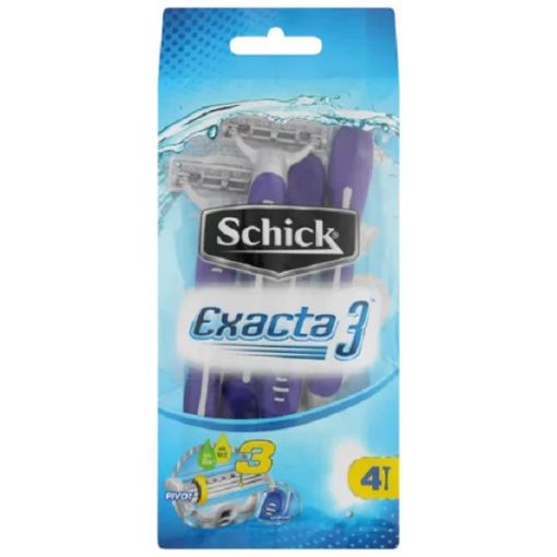 Picture of SCHICK EXACTA3 RASOIRS JETABLE HOMME X4 MEN