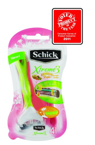 Picture of SCHICK EXTREME RASOIRS JETABLE FEMME HAWAIIAN X4