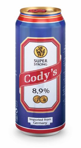 Picture of CODY?S BEER SUPER STRONG 8.9% 500ML