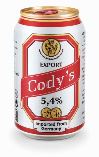 Picture of CODY?S BEER EXPORT 5.4% 330ML