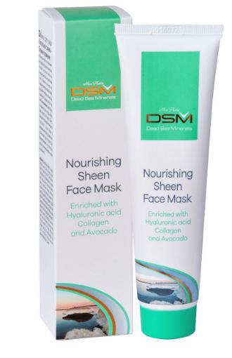 Picture of DSM NOURISHING SHEEN FACE MASK ENRICHED WITH HYALURONIC ACID COLLAGEN AVO 75ML