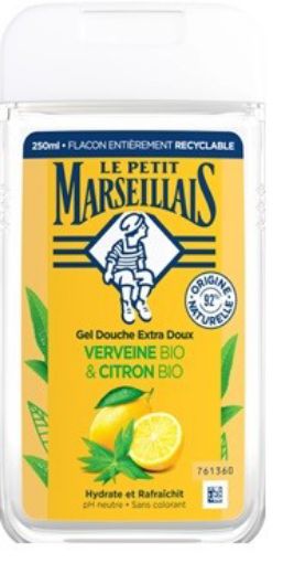 Picture of LE PETIT MARSEILLAIS GEL DOUCHE VERVEINECIT BIO 250ML
