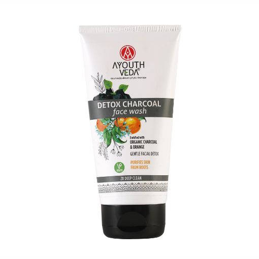 Picture of AYOUTH VEDA DETOX CHARCOAL FACE WASH 150ML